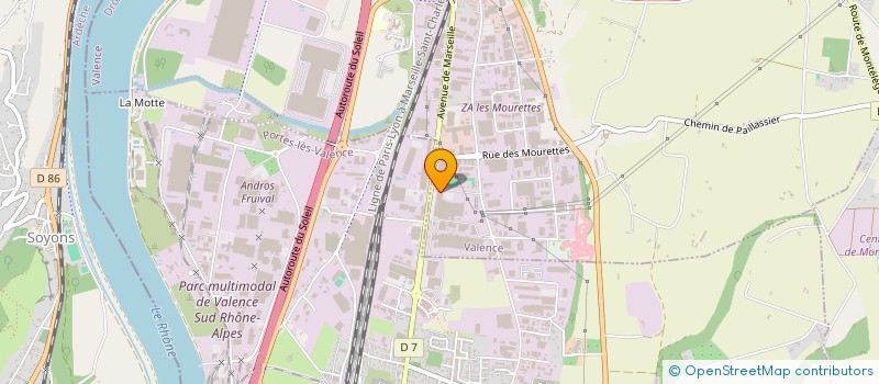 localisation de l'entreprise MONSIEUR PHILIPPE GERARD  VALENCE