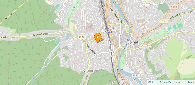 localisation de l'entreprise MONSIEUR PHILIPPE GERARD à EPINAL