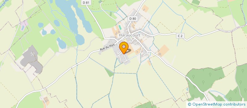 localisation de l'entreprise MONSIEUR PHILIPPE GERARD  HARAUCOURT