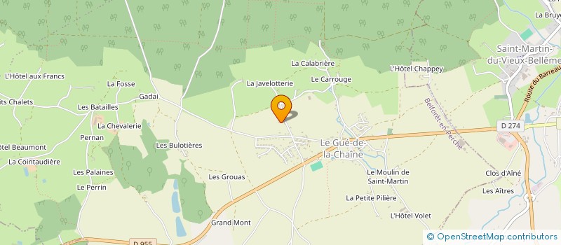 localisation de l'entreprise MONSIEUR PHILIPPE GERARD AUBERT à BELFORET-EN-PERCHE