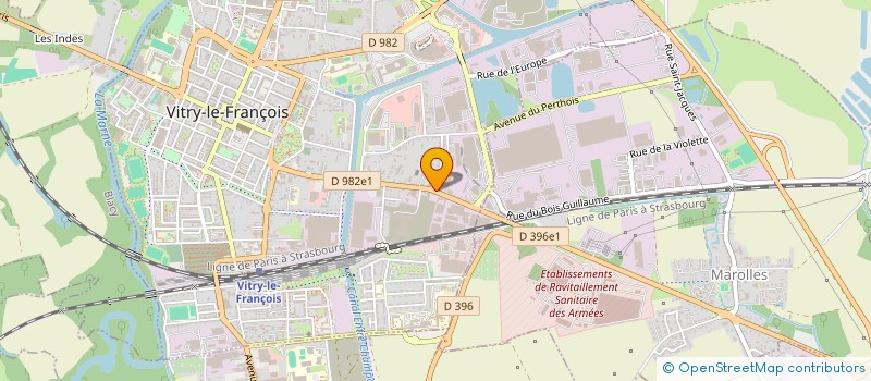 localisation de l'entreprise MONSIEUR PHILIPPE GERAUD à VITRY-LE-FRANCOIS