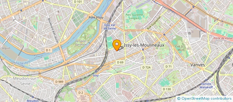 localisation de l'entreprise MONSIEUR PHILIPPE GERAUDEL à ISSY-LES-MOULINEAUX