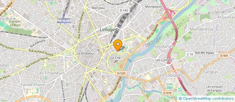 localisation de l'entreprise MONSIEUR PHILIPPE GERMAIN à LIMOGES