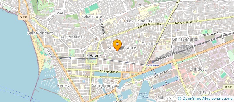 localisation de l'entreprise MONSIEUR PHILIPPE GERMAIN à LE HAVRE