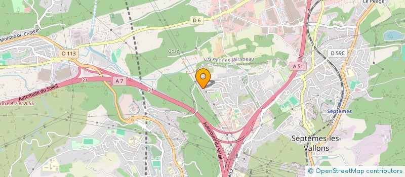 localisation de l'entreprise MONSIEUR PHILIPPE GERMOND à SEPTEMES LES VALLONS