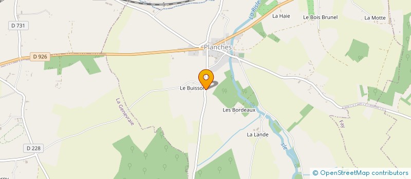 localisation de l'entreprise MONSIEUR PHILIPPE GERU à PLANCHES
