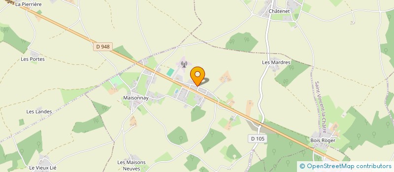 localisation de l'entreprise MONSIEUR PHILIPPE GERVAIS  MAISONNAY