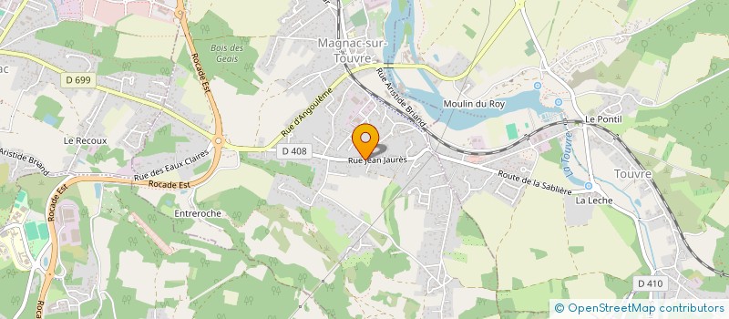 localisation de l'entreprise MONSIEUR PHILIPPE GERVAIS à MAGNAC-SUR-TOUVRE