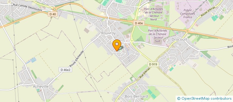 localisation de l'entreprise MONSIEUR PHILIPPE GESELLE  ROUVROY