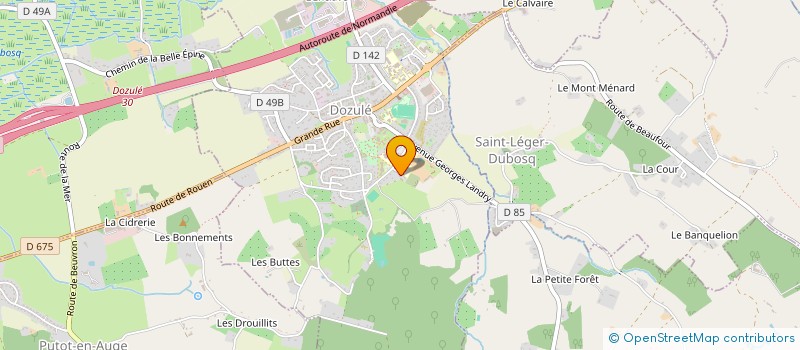 localisation de l'entreprise MONSIEUR PHILIPPE GESHORS  DOZULE