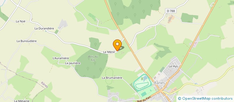 localisation de l'entreprise MONSIEUR PHILIPPE GESLAIN à RANES
