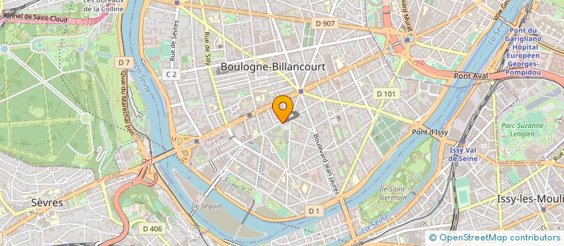 localisation de l'entreprise MONSIEUR PHILIPPE GESLAND à BOULOGNE-BILLANCOURT