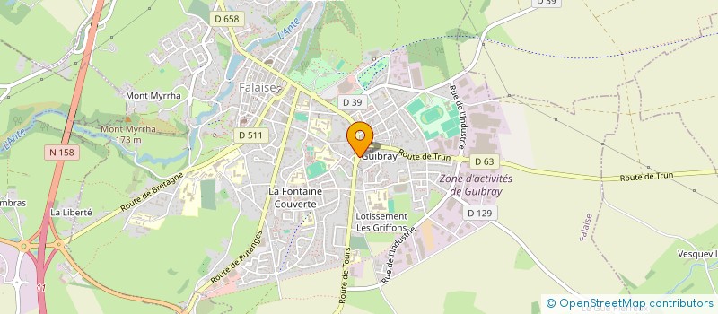 localisation de l'entreprise MONSIEUR PHILIPPE GESNOUIN à FALAISE