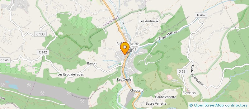 localisation de l'entreprise MONSIEUR PHILIPPE GIANELLI  EVENOS