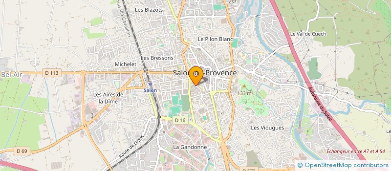 localisation de l'entreprise MONSIEUR PHILIPPE GIBELLO  SALON-DE-PROVENCE