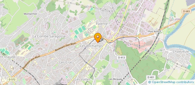 localisation de l'entreprise MONSIEUR PHILIPPE GIFFARD FORET à BESANCON