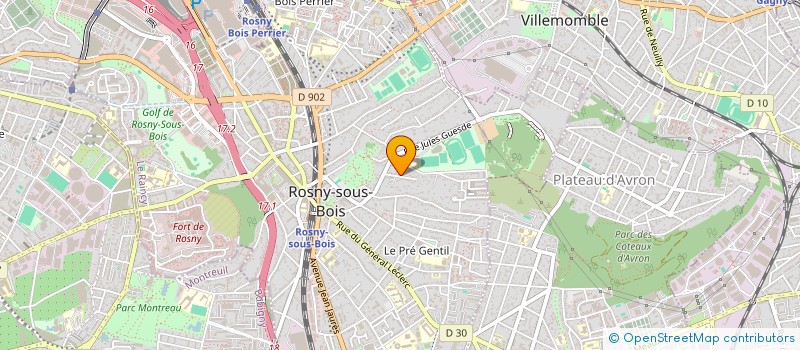 localisation de l'entreprise MONSIEUR PHILIPPE GIL à ROSNY-SOUS-BOIS