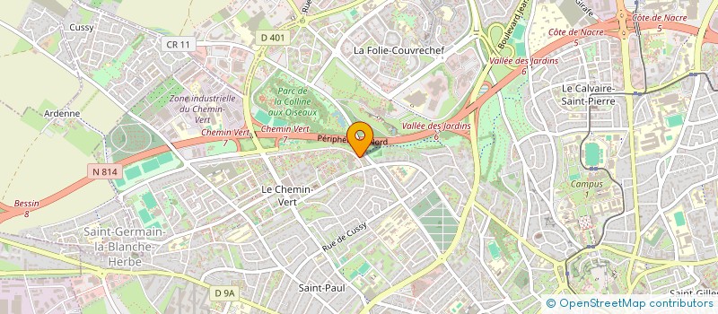 localisation de l'entreprise MONSIEUR PHILIPPE GILBERT à CAEN