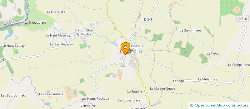 localisation de l'entreprise MONSIEUR PHILIPPE GILLES à LE HOUSSEAU-BRETIGNOLLES