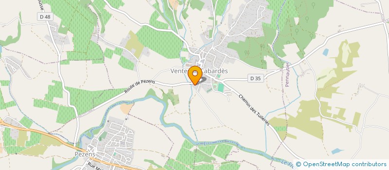 localisation de l'entreprise MONSIEUR PHILIPPE GIMENEZ  PENNAUTIER