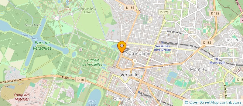 localisation de l'entreprise MONSIEUR PHILIPPE GIMENEZ à VERSAILLES