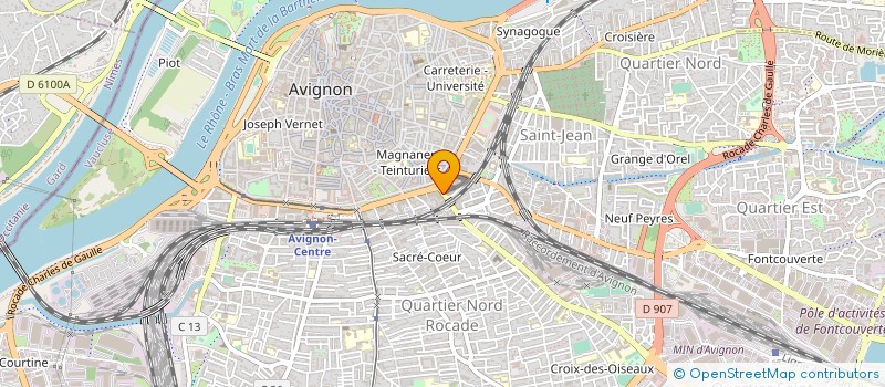 localisation de l'entreprise MONSIEUR PHILIPPE GINOUVES à AVIGNON