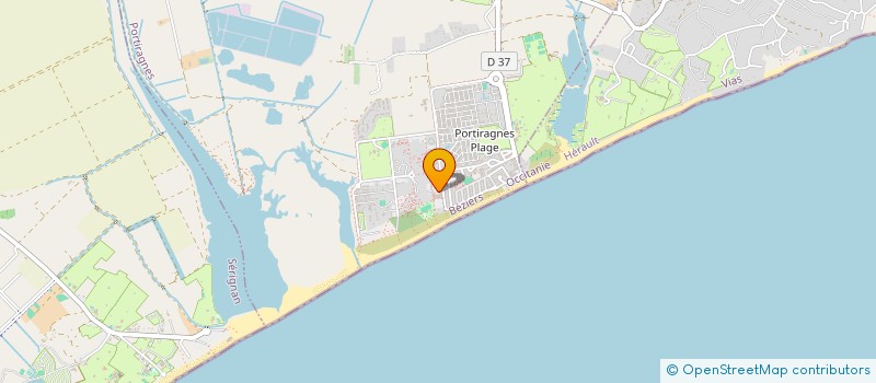 localisation de l'entreprise MONSIEUR PHILIPPE GIORDANO  PORTIRAGNES