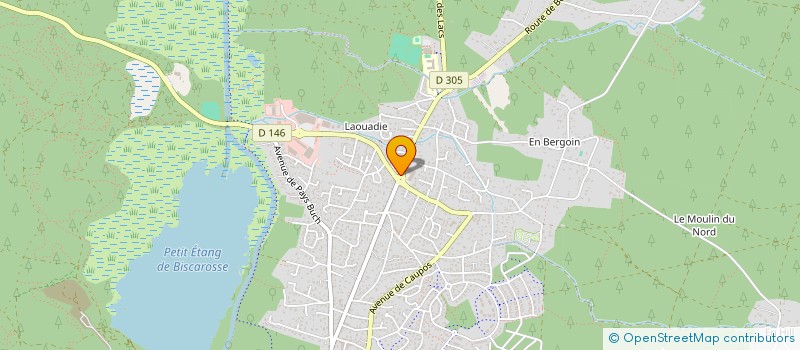 localisation de l'entreprise MONSIEUR PHILIPPE GIRARD  BISCARROSSE