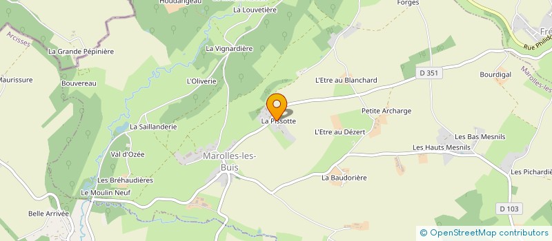 localisation de l'entreprise MONSIEUR PHILIPPE GIRARD à MAROLLES-LES-BUIS