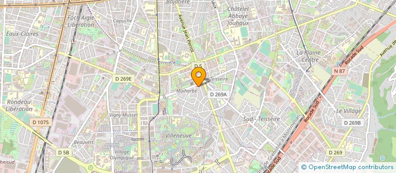 localisation de l'entreprise MONSIEUR PHILIPPE GIRARD à GRENOBLE