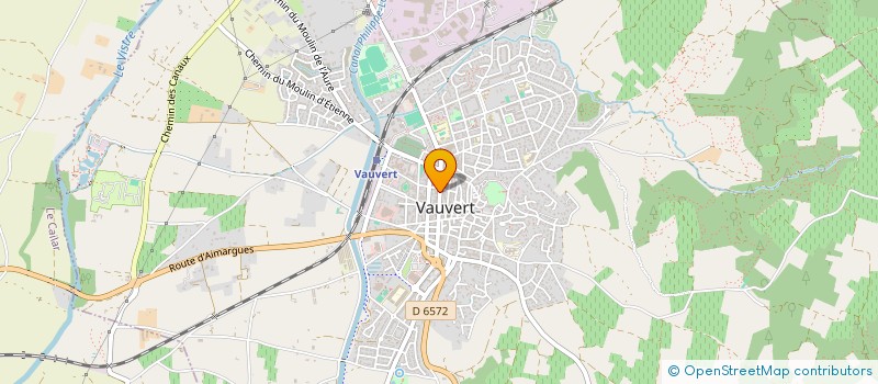 localisation de l'entreprise MONSIEUR PHILIPPE GIRARD  VAUVERT