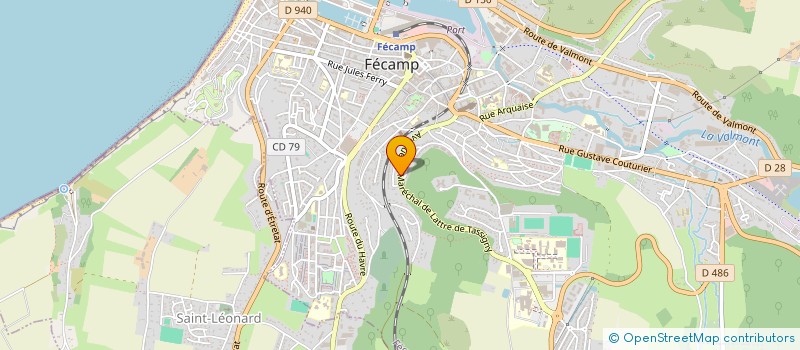 localisation de l'entreprise MONSIEUR PHILIPPE GIRARD  FECAMP