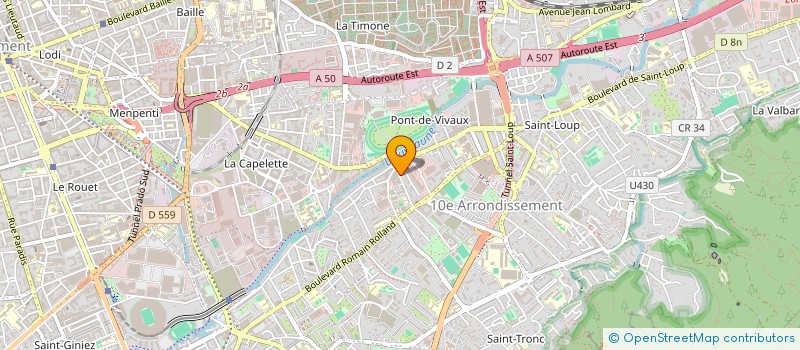 localisation de l'entreprise MONSIEUR PHILIPPE GIRARD DE LANGLADE à MARSEILLE