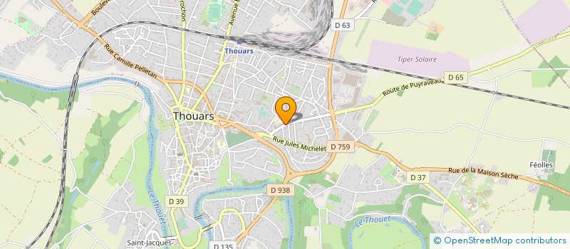 localisation de l'entreprise MONSIEUR PHILIPPE GIRARDON à THOUARS
