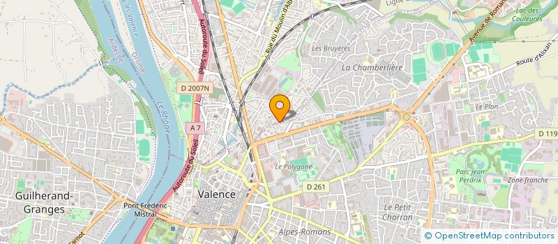 localisation de l'entreprise MONSIEUR PHILIPPE GIRAUD à BOURG LES VALENCE