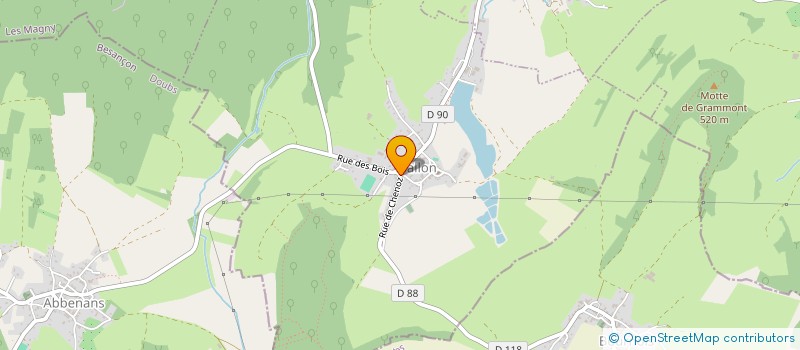 localisation de l'entreprise MONSIEUR PHILIPPE GIRAUD  FALLON