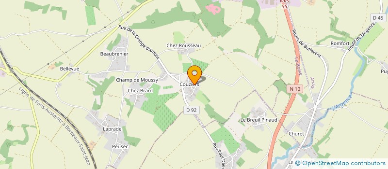 localisation de l'entreprise MONSIEUR PHILIPPE GIRAUD-BERNARD  VARS