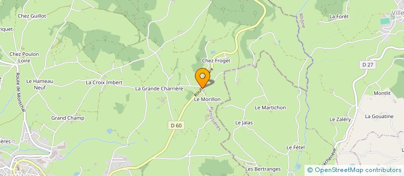 localisation de l'entreprise MONSIEUR PHILIPPE GIRAUDIER à PANISSIERES