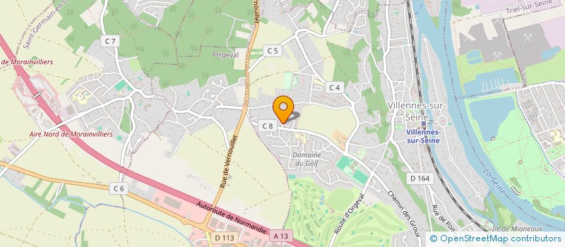 localisation de l'entreprise MONSIEUR PHILIPPE GIRAULT à VILLENNES-SUR-SEINE