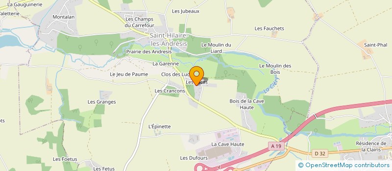 localisation de l'entreprise MONSIEUR PHILIPPE GIRAULT à SAINT-HILAIRE-LES-ANDRESIS