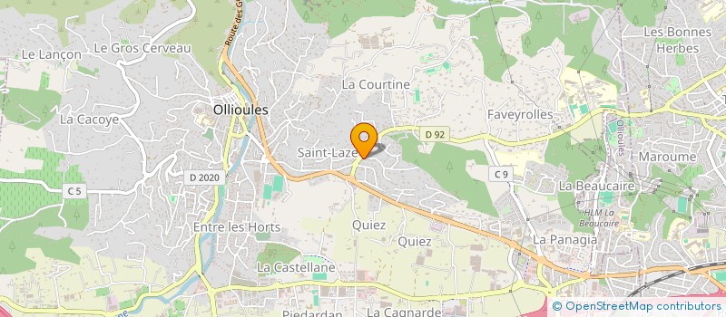 localisation de l'entreprise MONSIEUR PHILIPPE GIRAULT à OLLIOULES