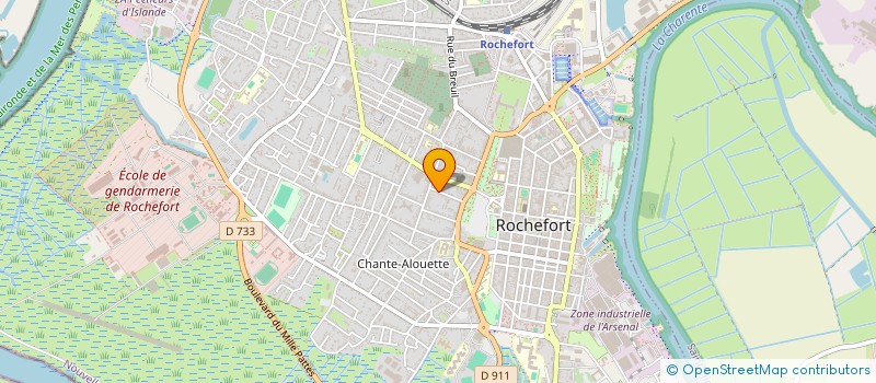 localisation de l'entreprise MONSIEUR PHILIPPE GIREAUD  ROCHEFORT