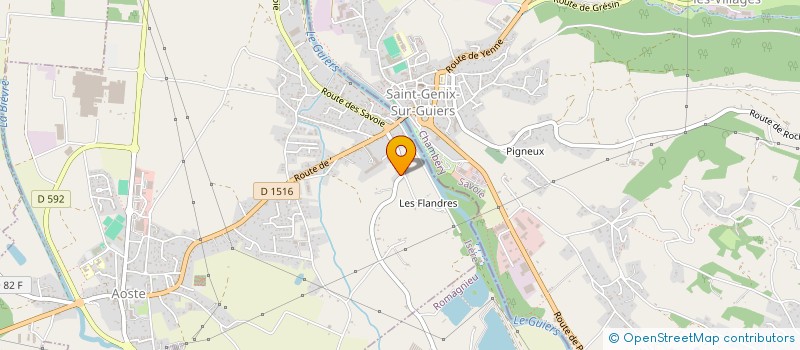 localisation de l'entreprise MONSIEUR PHILIPPE GIRERD à AOSTE