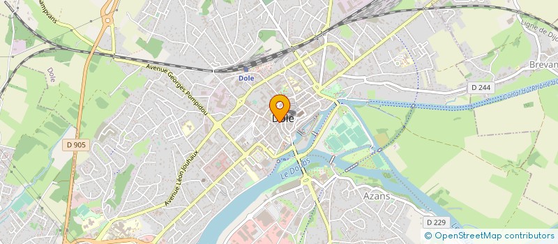 localisation de l'entreprise MONSIEUR PHILIPPE GIROD à DOLE