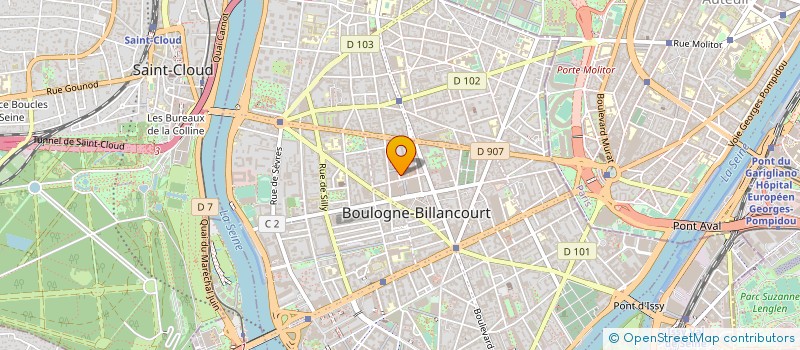 localisation de l'entreprise MONSIEUR PHILIPPE GIRONI à BOULOGNE-BILLANCOURT