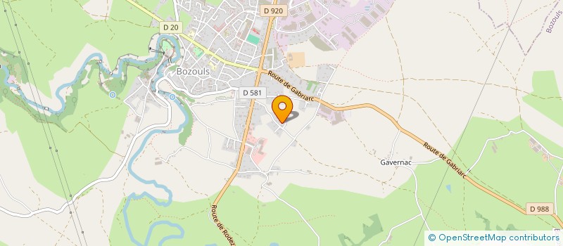 localisation de l'entreprise MONSIEUR PHILIPPE GIROU  BOZOULS