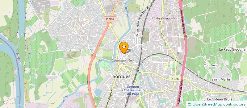 localisation de l'entreprise MONSIEUR PHILIPPE GIRY  SORGUES