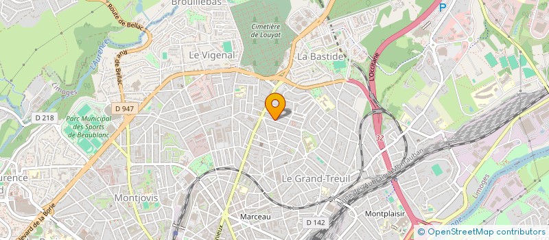 localisation de l'entreprise MONSIEUR PHILIPPE GIRY à LIMOGES