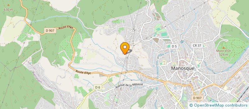 localisation de l'entreprise MONSIEUR PHILIPPE GIUSTI à MANOSQUE