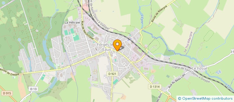 localisation de l'entreprise MONSIEUR PHILIPPE GLAD  FORGES-LES-EAUX